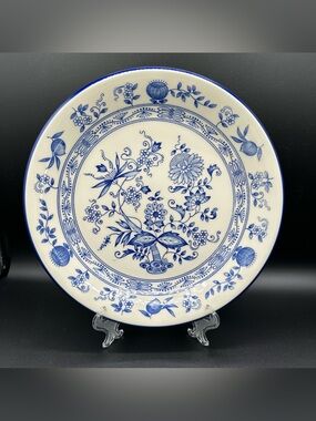 Provence Torino Blue Onion Pattern 12" Plate (Serving or Cookies) Japan-EUC